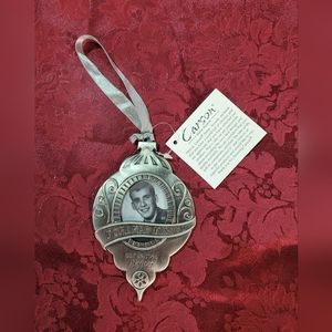 Carson Home Accents" "Forever Missed" FATHER Ornament Pewter
